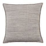 Jaipur Living Tanzy Cadell Contemporary Farmhouse Handmade Indoor Pillow Gray 24"x24"