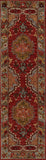 Momeni Tangier TAN21 Hand Tufted Traditional Medallion Indoor Rug Red 9'6" x 13'6"