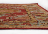 Momeni Tangier TAN21 Hand Tufted Traditional Medallion Indoor Rug Red 9'6" x 13'6"