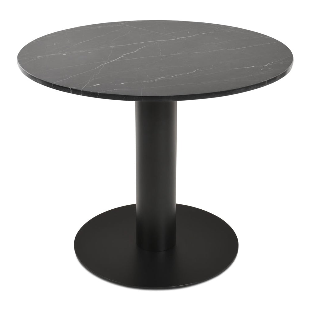 Soho Concept Tango Marble Dining Table - Luxurious White Carrara Top With Stylish Stainless Steel Base Options Walnut,White  Soho-concept-dining-chair-13924