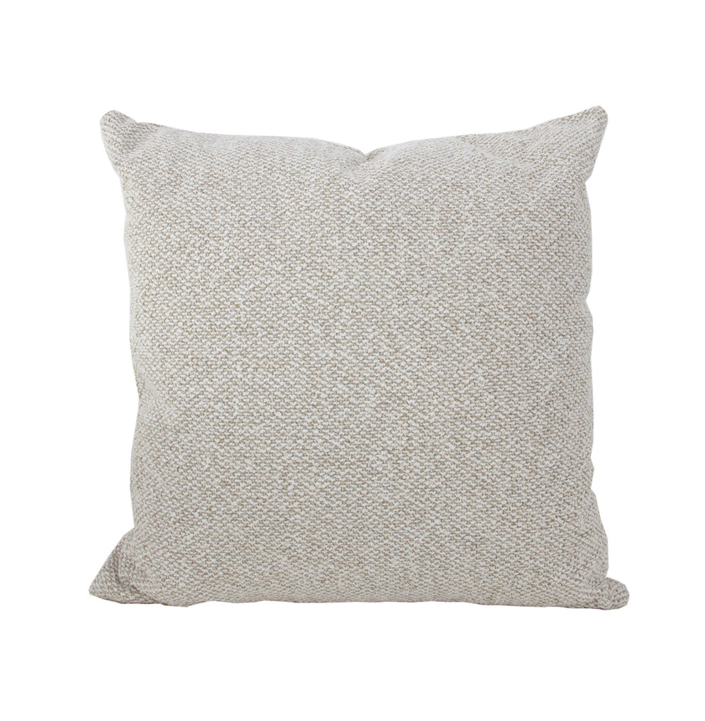 Zeugma Taupe Decorative Ultra Soft Pillow – Stylish Cotton Cushion With Chic White Pattern, 20” X 20” Taupe And White Pattern Fabric Cotton,High Quality Fiberfill Filler Taupe Pillow