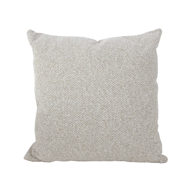 Zeugma Taupe Decorative Ultra Soft Pillow – Stylish Cotton Cushion With Chic White Pattern, 20” X 20” Taupe And White Pattern Fabric Cotton,High Quality Fiberfill Filler Taupe Pillow