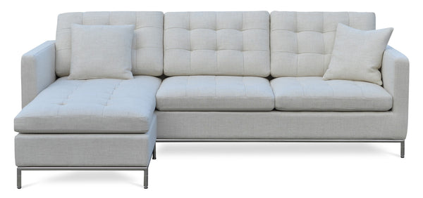 Soho Concept Colombo Stackable Ottoman - Luxurious Camira Wool Fabric, 10-year Guarantee, Stylish & Practical Seating Cream  Soho-concept-dining-chair-13583