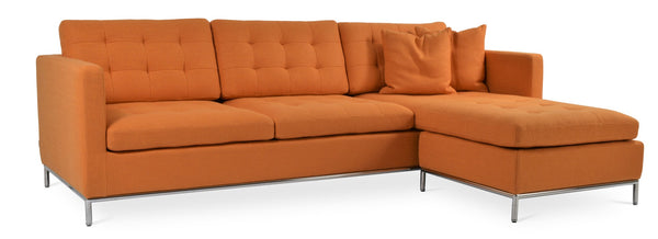 Soho Concept Seat: Taxim Convertible Sectional Sofa In Orange – Stylish, Spacious, And Turkish-made Comfort! Orange  Soho-concept-dining-chair-13579