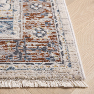 Safavieh Taylor 106B Ivory & Blue Oriental Rug — Power‑Loomed Polyester/Cotton, Stain‑Resistant, Non‑Slip Backing TAY106B-5