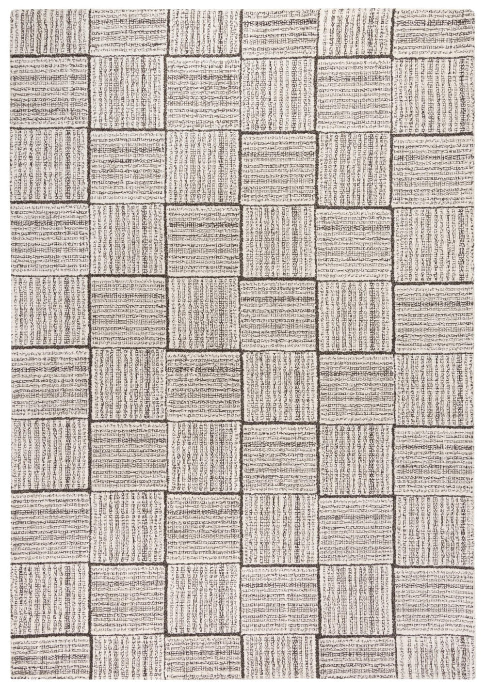 Rizzy Taylor TAY865 Hand Tufted  Wool Rug Gray/Natural 8'6" x 11'6"