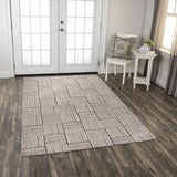 Rizzy Taylor TAY865 Hand Tufted  Wool Rug Gray/Natural 8'6" x 11'6"