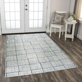 Rizzy Taylor TAY866 Hand Tufted  Wool Rug Blue 8'6" x 11'6"