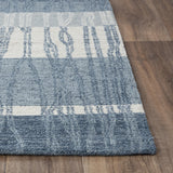 Rizzy Taylor TAY888 Hand Tufted  Wool Rug Blue 8'6" x 11'6"