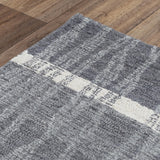 Rizzy Taylor TAY890 Hand Tufted  Wool Rug Charcoal 8'6" x 11'6"