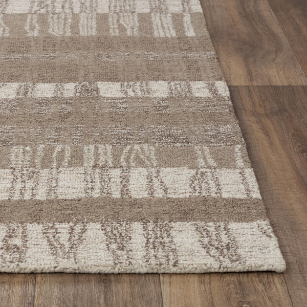 Rizzy Taylor TAY891 Hand Tufted  Wool Rug Brown 8'6" x 11'6"