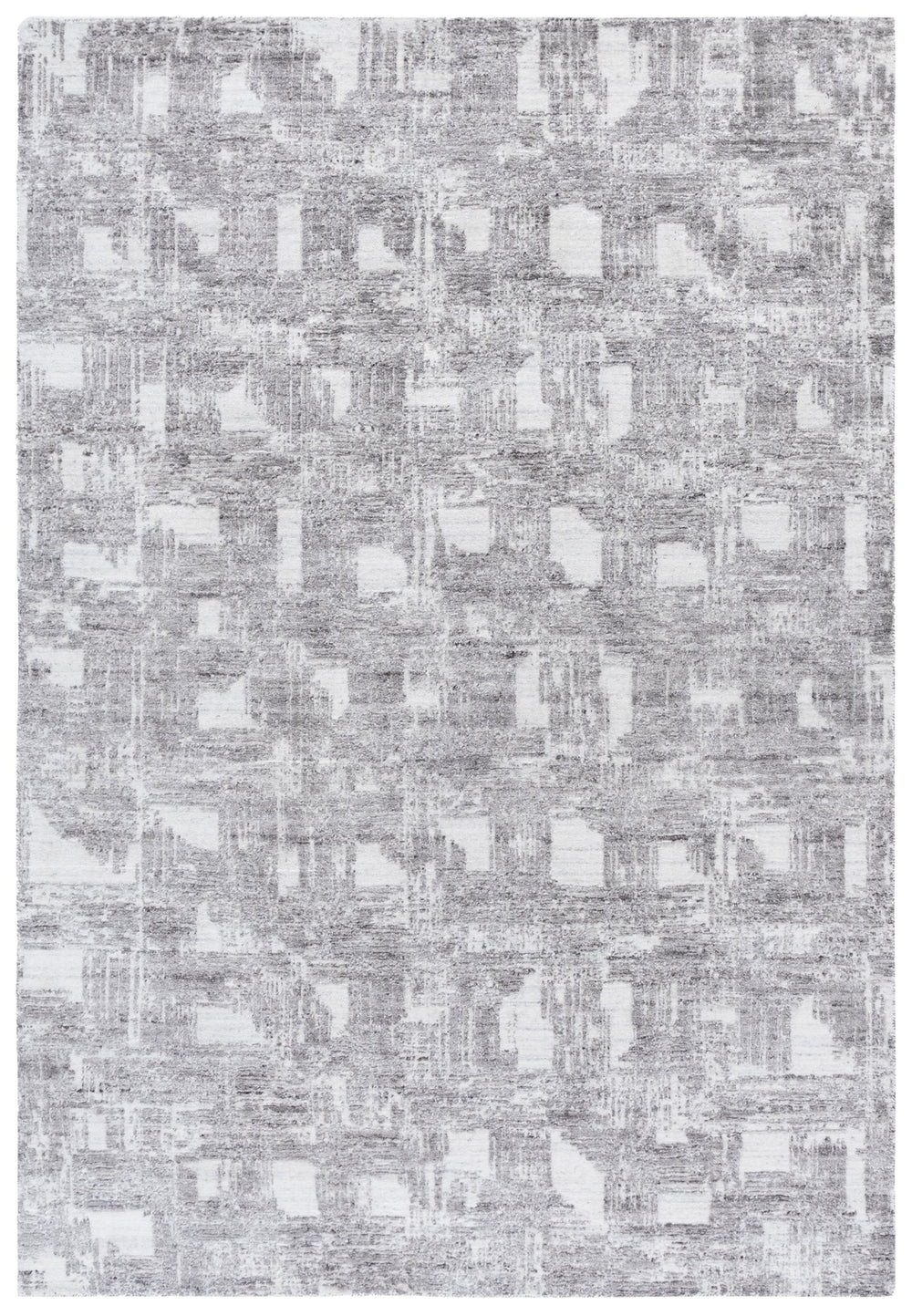 Safavieh Tibetan Modern Abstract Area Rug – Hand-loomed Artistry In Soft Viscose, Wool & Cotton Blend Ivory ,Grey Viscose,Wool And Cotton Tb802a-9