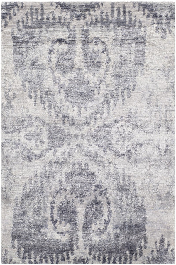 Tb950 Luxurious Hand Knotted Viscose and Cotton Area Rug – Stylish Home Decor from India