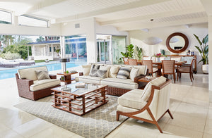 Lexington Tommy Bahama Home Nobu Square Cocktail Table - Luxurious Pan-asian Design With Elegant Glass Top For Contemporary Living Sebana  556-943