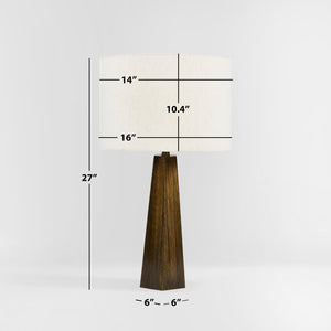 Safavieh JANDEAN, JANDEAN 27-Inch Brown Iron Table Lamp - Elegant Home Accent for Cozy Lighting & Timeless Appeal TBL2002A