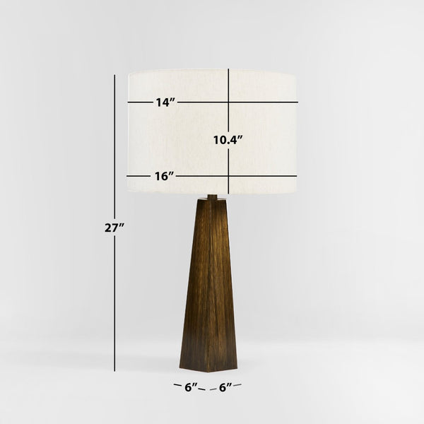 Safavieh JANDEAN, JANDEAN 27-Inch Brown Iron Table Lamp - Elegant Home Accent for Cozy Lighting & Timeless Appeal TBL2002A