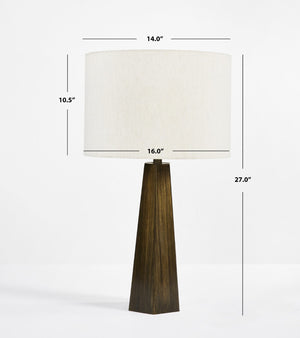 Safavieh JANDEAN, JANDEAN 27-Inch Brown Iron Table Lamp - Elegant Home Accent for Cozy Lighting & Timeless Appeal TBL2002A