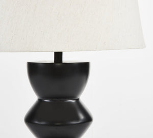Safavieh NOELLA, 28-Inch Black Aluminum Table Lamp - Modern Minimalist Design for Elegant Ambient Lighting TBL2003A