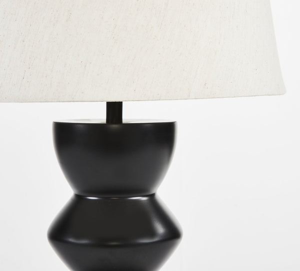 Safavieh NOELLA, 28-Inch Black Aluminum Table Lamp - Modern Minimalist Design for Elegant Ambient Lighting TBL2003A