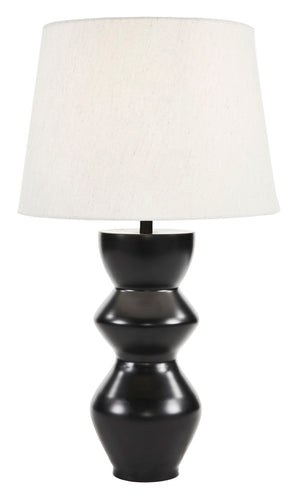 Safavieh NOELLA, 28-Inch Black Aluminum Table Lamp - Modern Minimalist Design for Elegant Ambient Lighting TBL2003A