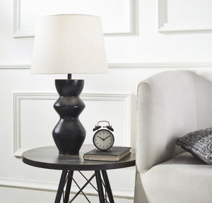 Safavieh NOELLA, 28-Inch Black Aluminum Table Lamp - Modern Minimalist Design for Elegant Ambient Lighting TBL2003A