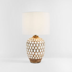 Safavieh ORIOLE, 24-Inch Natural Wood Table Lamp for Cozy Ambiance in Modern & Traditional Home Décor TBL2004A