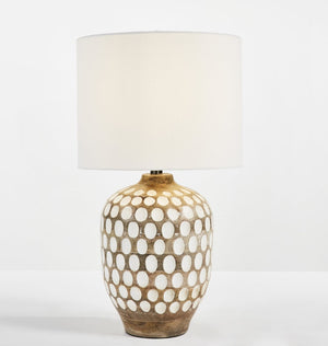 Safavieh ORIOLE, 24-Inch Natural Wood Table Lamp for Cozy Ambiance in Modern & Traditional Home Décor TBL2004A