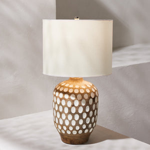 Safavieh ORIOLE, 24-Inch Natural Wood Table Lamp for Cozy Ambiance in Modern & Traditional Home Décor TBL2004A