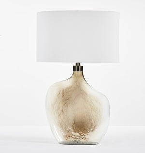 Safavieh CELENSA, 27.5 Inch Gold Glass Table Lamp - Elegant Ambient Lighting for Modern & Classic Decor TBL2005A