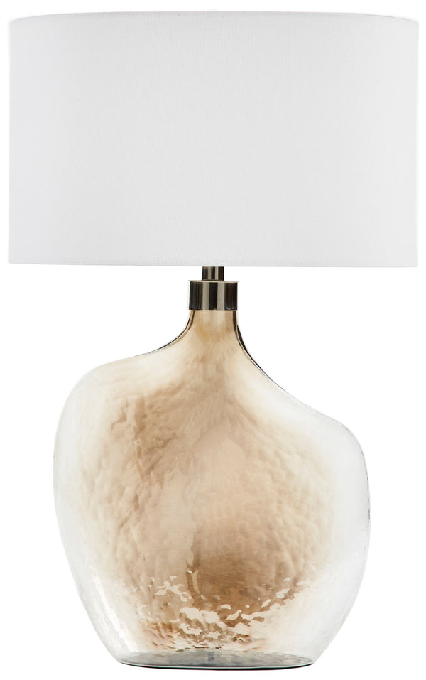 Safavieh CELENSA, 27.5 Inch Gold Glass Table Lamp - Elegant Ambient Lighting for Modern & Classic Decor TBL2005A