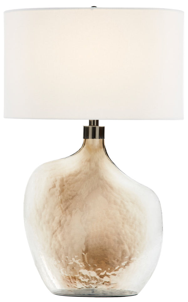Safavieh CELENSA, 27.5 Inch Gold Glass Table Lamp - Elegant Ambient Lighting for Modern & Classic Decor TBL2005A