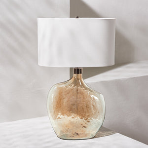 Safavieh CELENSA, 27.5 Inch Gold Glass Table Lamp - Elegant Ambient Lighting for Modern & Classic Decor TBL2005A