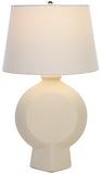 Safavieh Alena, 26.5 Inch, Off White, Ceramic Table Lamp Off-White Shade Ceramic