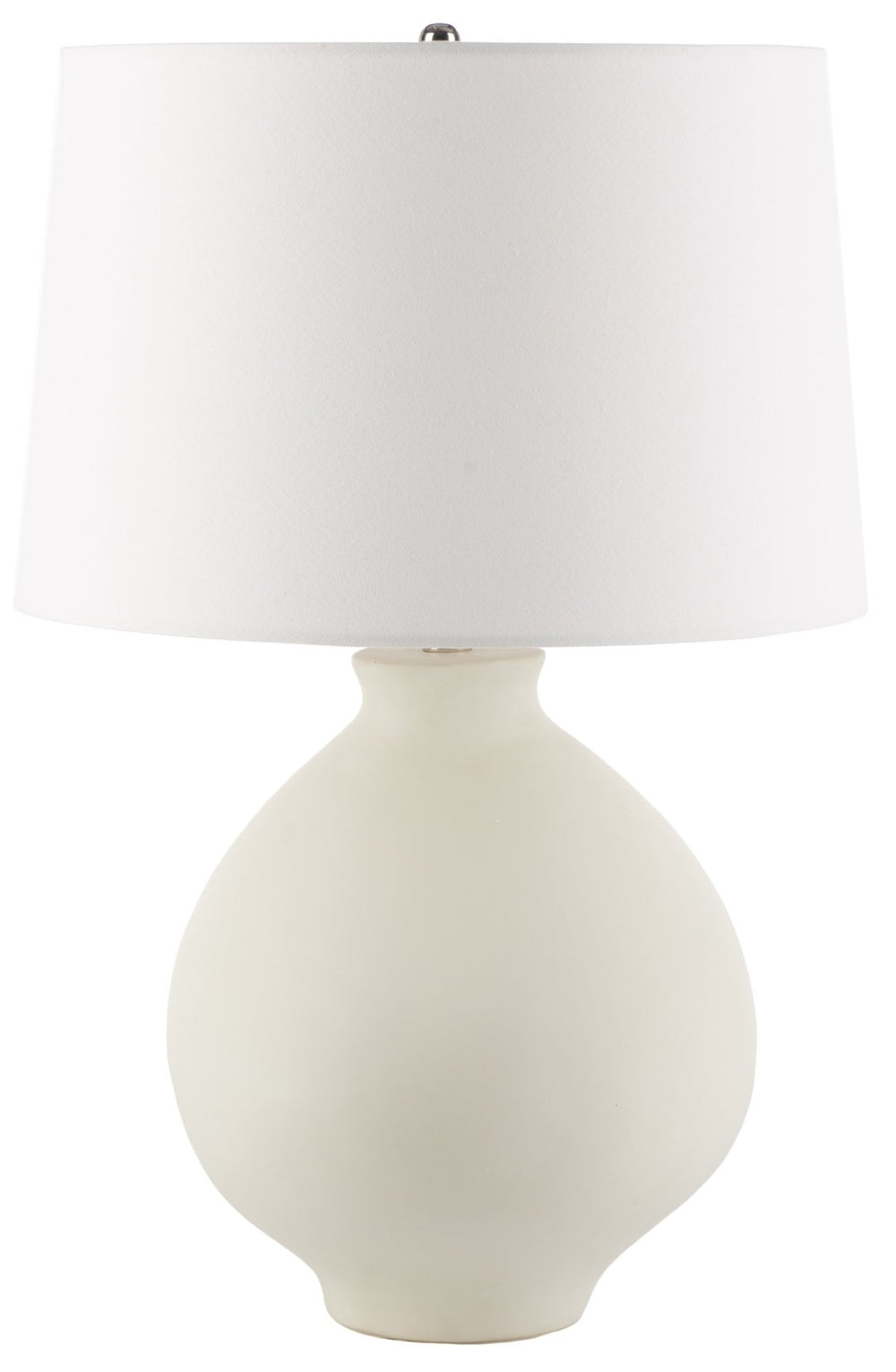 Safavieh COSTA, Elegant 25.5-Inch Ceramic Table Lamp in White - Versatile Lighting for Modern & Classic Spaces TBL2009A