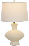 Safavieh Jola, 23 Inch, White, Ceramic Table Lamp Off-White Shade 