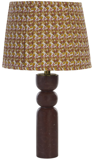 Safavieh Suraya, 24-inch Deep Red Marble Table Lamp - Elegant Lighting For Living Room & Bedroom Decor Deep Red Marble Body ,Fabric Shade Tbl2017a-2bx