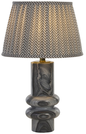 Safavieh Emina, 22 Inch Grey Marble Table Lamp - Elegant Home Lighting For Contemporary & Traditional Decor Grey Marble , Marble Body ,Fabric Shade Tbl2018a-2bx