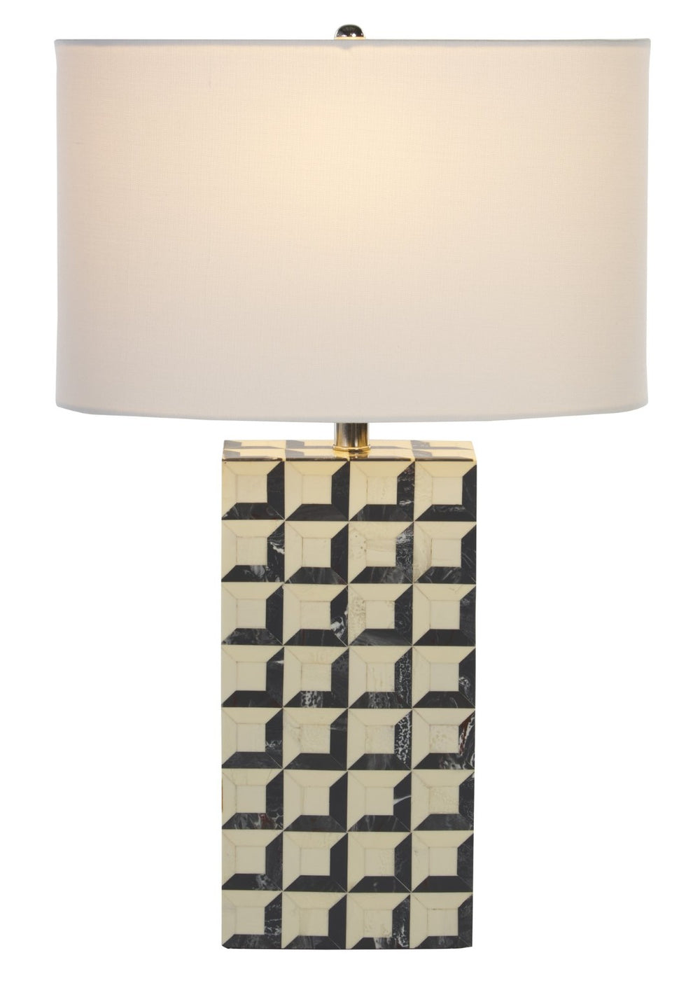 Safavieh ISLE, 23-Inch White and Blue Resin Table Lamp - Stylish Coastal Accent for Home, Office & More TBL2023A