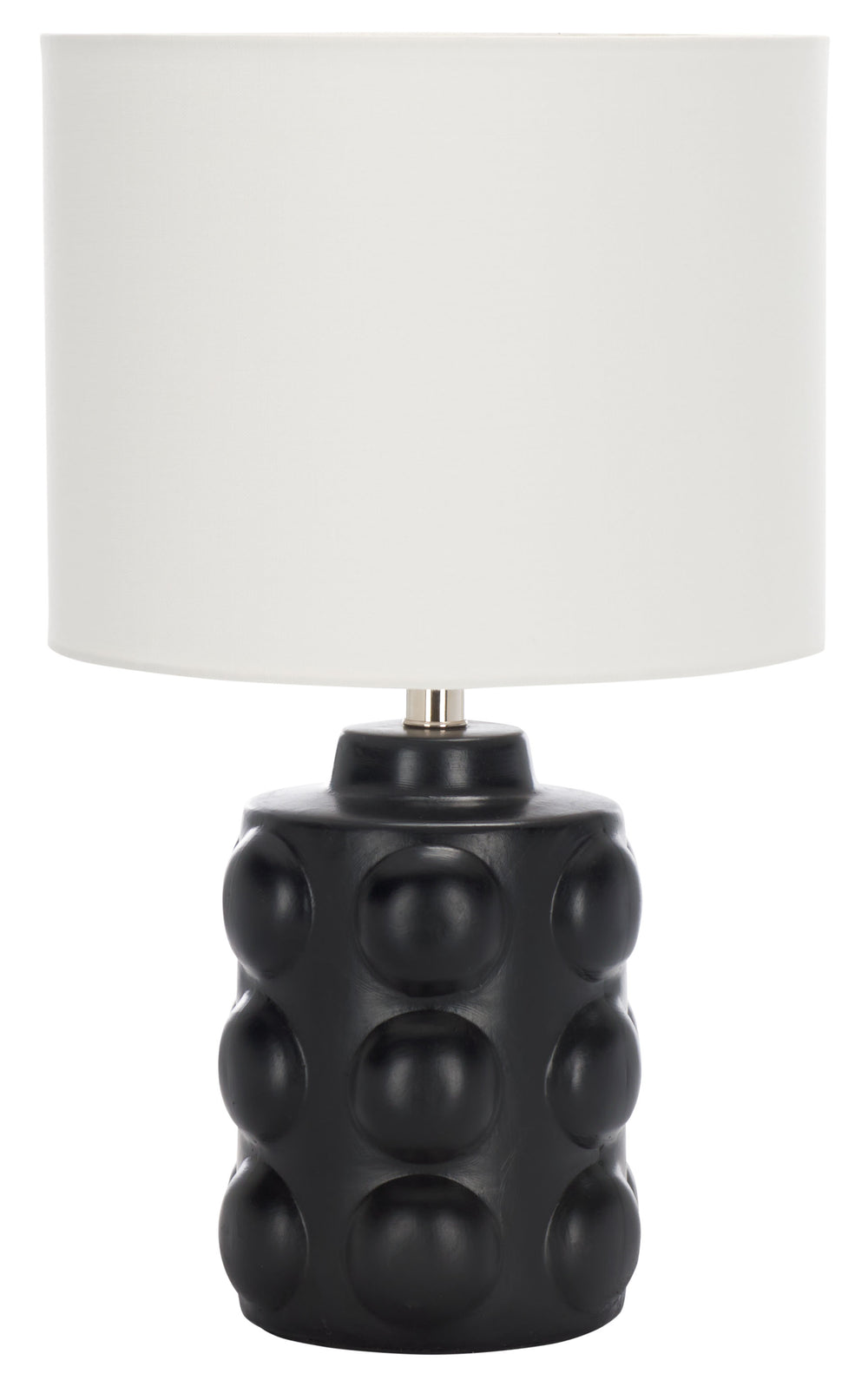 Safavieh Shylo, 21.5 Inch Black Ceramic Table Lamp - Elegant Modern Design For Cozy Lighting In Any Space Black Ceramic Body ,Fabric Shade Tbl2024a