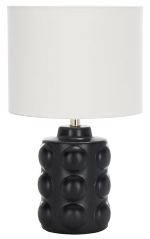 Safavieh Shylo, 21.5 Inch Black Ceramic Table Lamp - Elegant Modern Design For Cozy Lighting In Any Space Black Ceramic Body ,Fabric Shade Tbl2024a