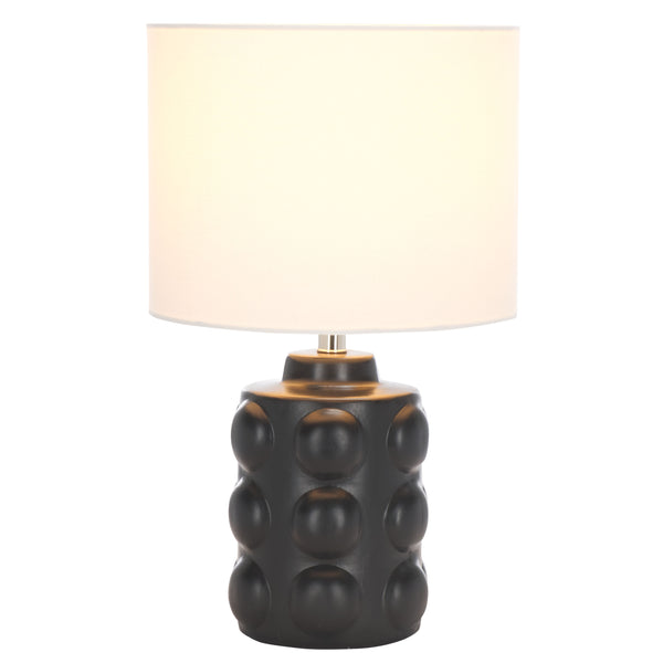 Safavieh Shylo, 21.5 Inch Black Ceramic Table Lamp - Elegant Modern Design For Cozy Lighting In Any Space Black Ceramic Body ,Fabric Shade Tbl2024a