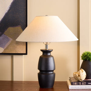 Safavieh Nakia, 22-inch Dark Green Wooden Table Lamp - Elegant Design For Cozy Ambiance In Any Space Dark Green Wood Body ,Fabric Shade Tbl2028a