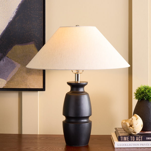 Safavieh Nakia, 22-inch Dark Green Wooden Table Lamp - Elegant Design For Cozy Ambiance In Any Space Dark Green Wood Body ,Fabric Shade Tbl2028a