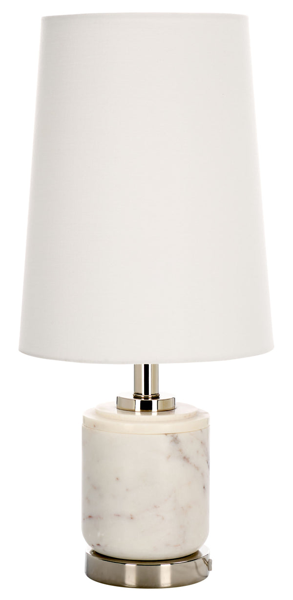 Safavieh Tigi, 22-inch White/Silver Marble Metal Table Lamp – Elegant Illumination For Modern Home Decor White ,Silver Marble Body ,Metal Base ,Fabric Shade Tbl2032a-2bx