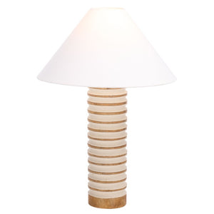 Safavieh Sulma, Artisan Mango Wood and Rope Table Lamp for Coastal Boho Living Spaces TBL2035A