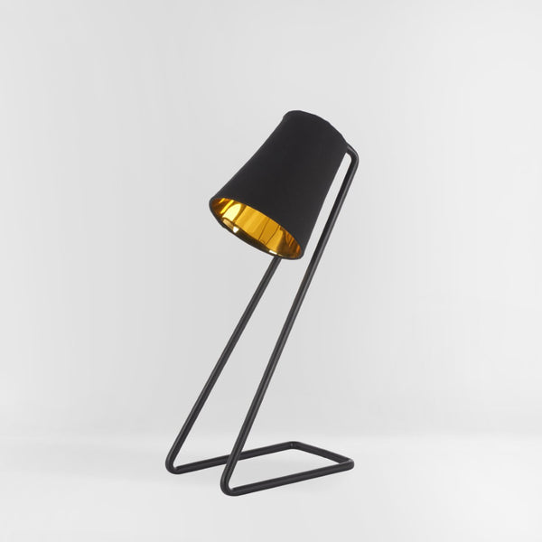 Safavieh GUARNERE, 20-Inch Black and Gold Table Lamp - Modern Iron & Fabric Accent for Home Decor Elegance TBL3004A