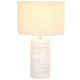 Safavieh Azalea, 19 Inch, White Terrazzo, Terrazzo/Iron Table Lamp TBL3021A