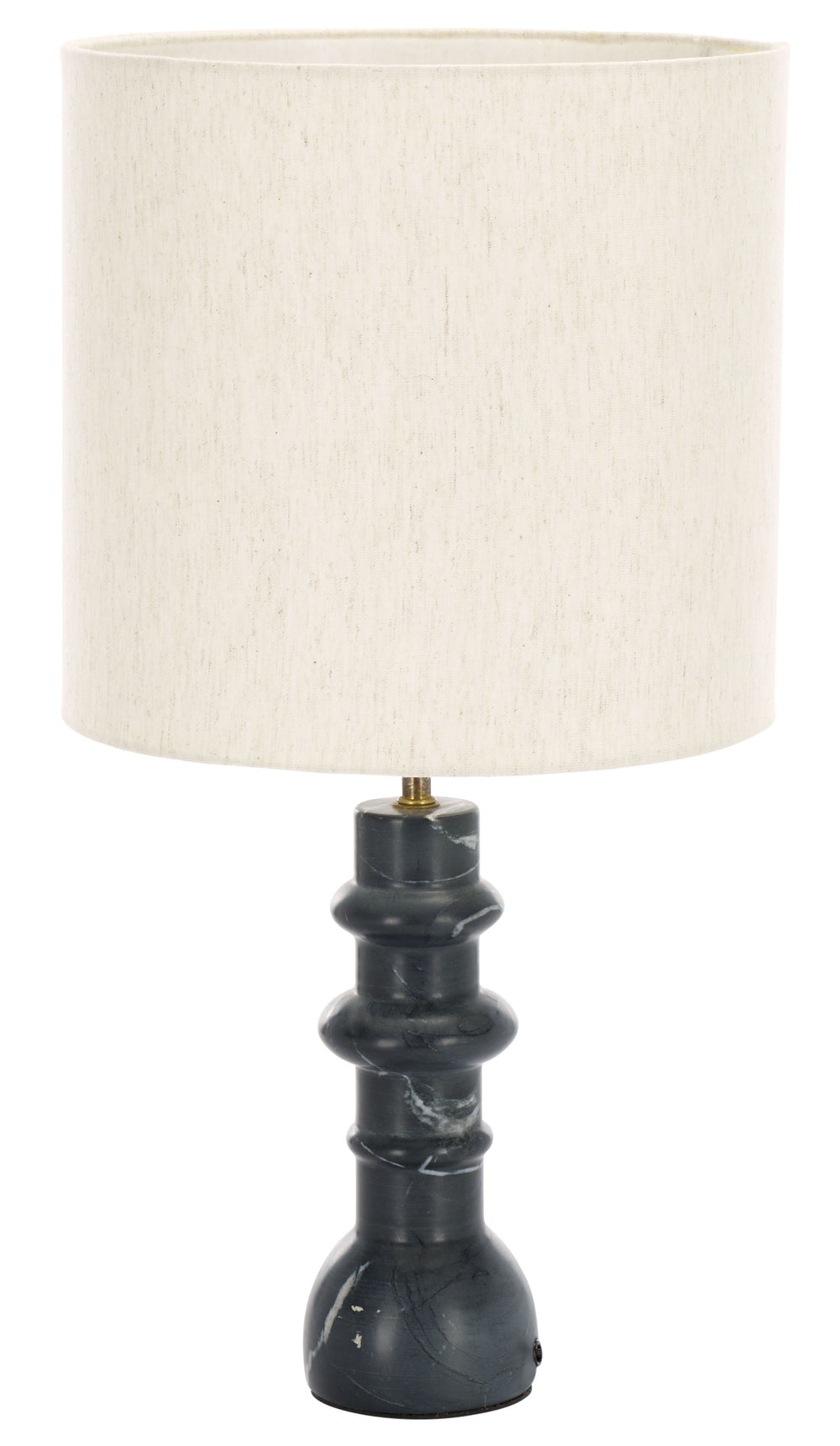Safavieh Teya, Elegant 22-inch Black Marble Table Lamp - Modern Design For Stylish Home Lighting & Decor Black Marble , Marble Body ,Fabric Shade Tbl3029a