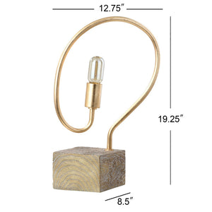 Safavieh TORI Table Lamp - Elegant Gold Finish for Modern & Traditional Decor, Perfect for Reading & Relaxation TBL4014A