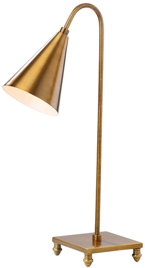Safavieh ANNETTA, 20-Inch Brass and Iron Table Lamp - Elegant Ambient Lighting for Modern & Classic Spaces TBL4022A